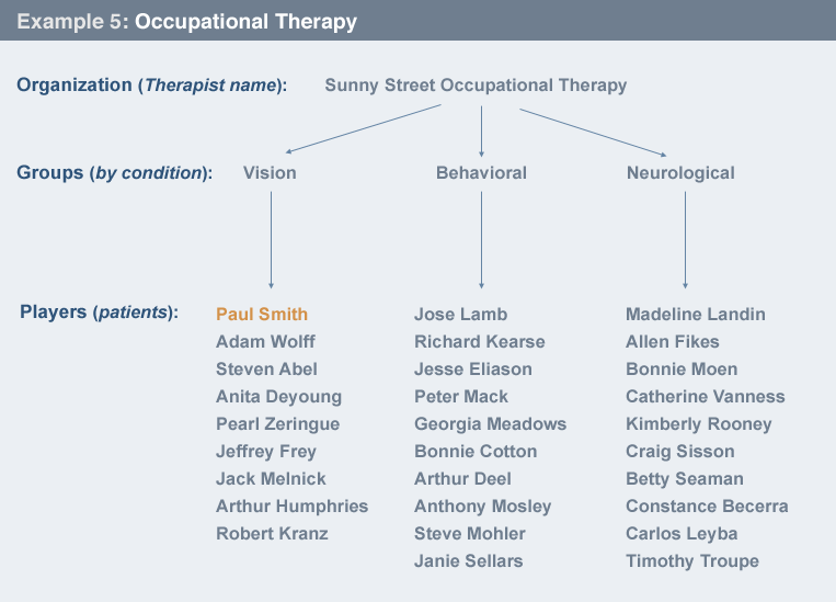 Example of occupational therapy relationship
